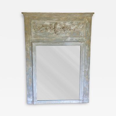 Napoleon III French Louis XVI Style Trumeau Mirror