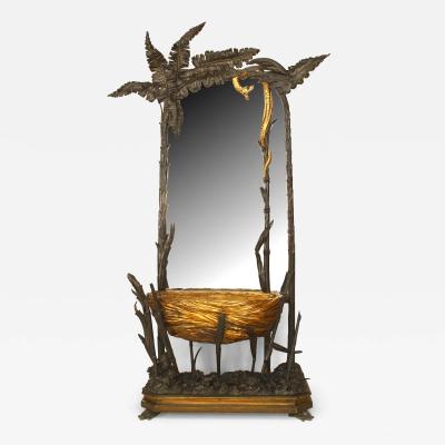 Napoleon Iii Palm Cheval Mirror