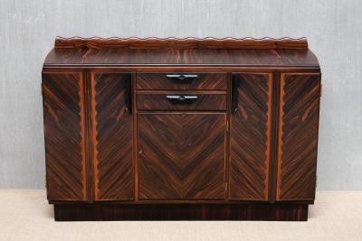 Napoleon Le Grand Napoleon Le Grand Attributed Amsterdam School Cabinet in Macassar Ebony 1920s