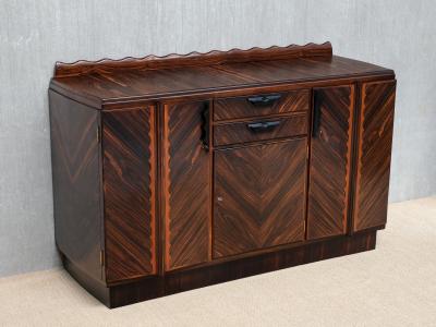 Napoleon Le Grand Napoleon Le Grand Attributed Amsterdam School Cabinet in Macassar Ebony 1920s