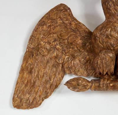 Napoleonic Giltwood Eagle Standard