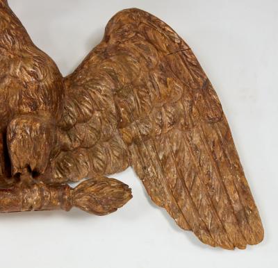 Napoleonic Giltwood Eagle Standard