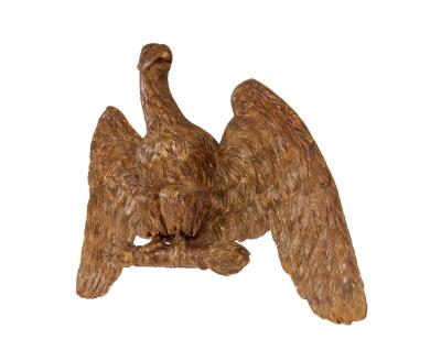 Napoleonic Giltwood Eagle Standard