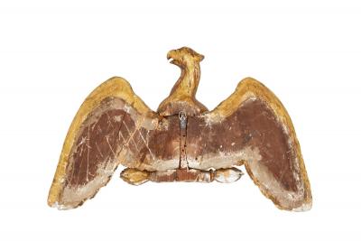 Napoleonic Giltwood Eagle Standard