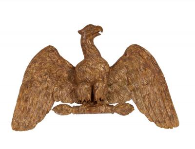 Napoleonic Giltwood Eagle Standard