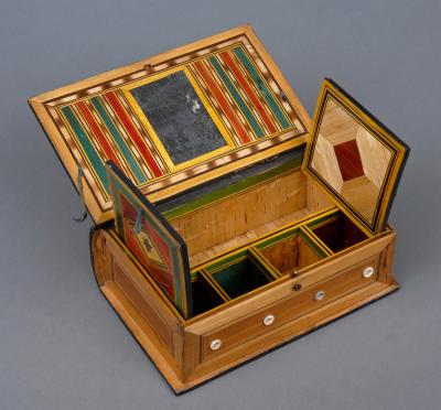 Napoleonic Prisoner of War Straw Work Box
