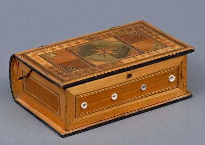 Napoleonic Prisoner of War Straw Work Box