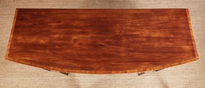 Narrow Georgian Mahogany and Satinwood Sideboard