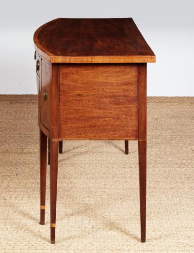 Narrow Georgian Mahogany and Satinwood Sideboard