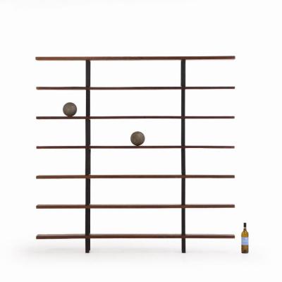 Narrow Iron and Oak tag re Belgium C 1970 Architect Designed 