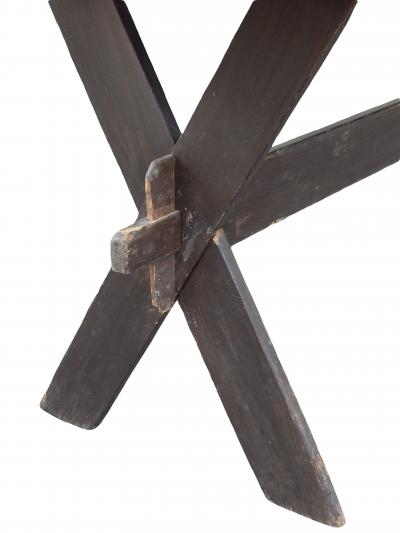 Narrow Sawbuck Table