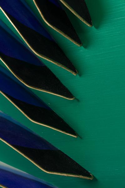 Natale Adgnot American Contemporary Mixed Media Wall Sculpture Titled The Duc