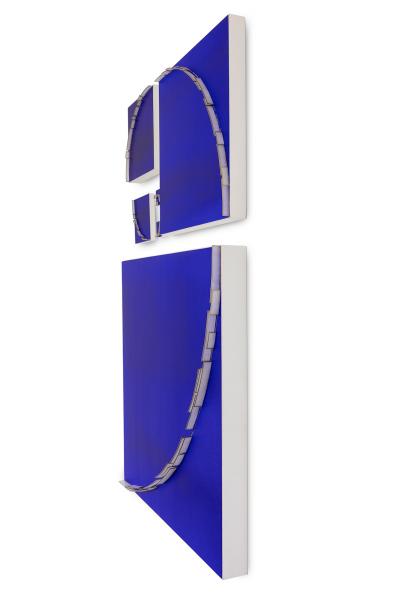 Natale Adgnot Mixed Media Wall Collage Titled Fibonacci Spiral 