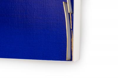 Natale Adgnot Mixed Media Wall Collage Titled Fibonacci Spiral 