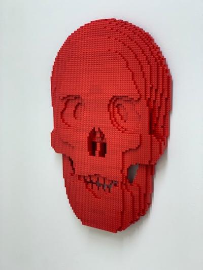 Nathan Sawaya Red Skull Nathan Sawaya