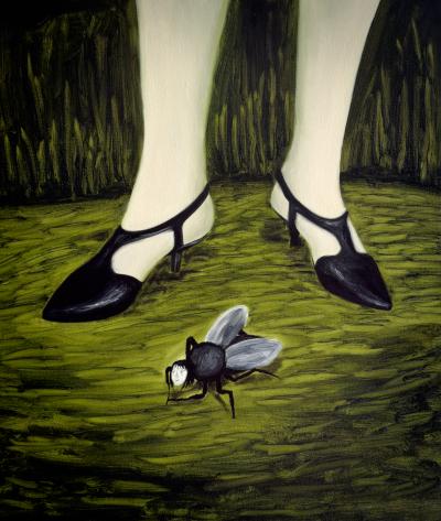 Natia Sapanadze Green Ground from a Nightmare