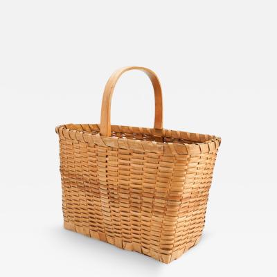 Native American splint basket c 1900 