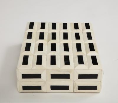 Natural Black 3D Bone Box 12x9