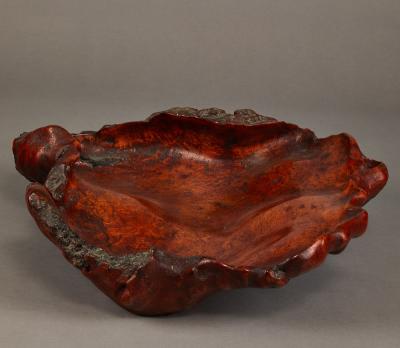 Natural Burl Wood Bowl