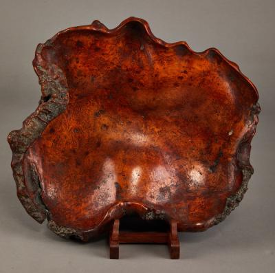 Natural Burl Wood Bowl