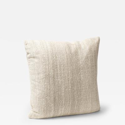 Natural Cream Woven 21 Square Pillow Two Available