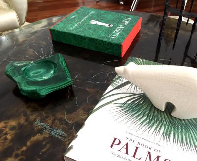 Natural Malachite Dish Bowl