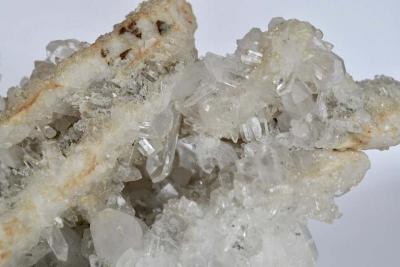 Natural Rock Crystal Quartz Cluster