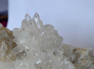 Natural Rock Crystal Quartz Cluster