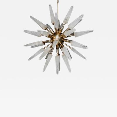 Natural White Quartz Sputnik Iconic Pendant Lamp