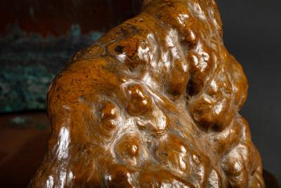 Natural Wood Copper Lined Hibachi