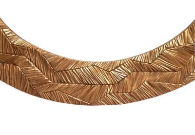 Nature inspired textured mirror