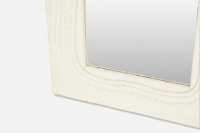 Nautical Lacquered Maritime Mirror Braided Knotted Rope