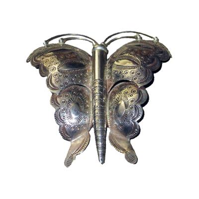 Navajo silver butterfly pin