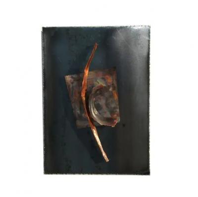 Navid Ghedami Abstract Metal Relief by Navid Ghedami