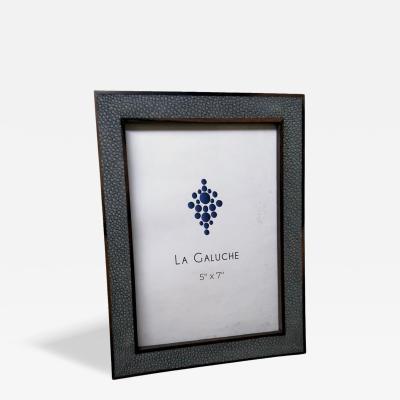 Navy Blue Shagreen Photo Frame