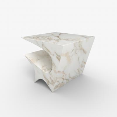 Neal Aronowitz Star Axis Side Table in Marble