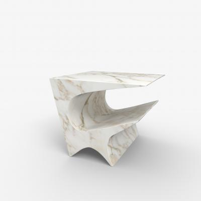 Neal Aronowitz Star Axis Side Table in Marble