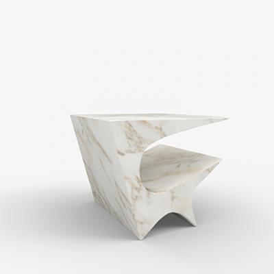 Neal Aronowitz Star Axis Side Table in Marble