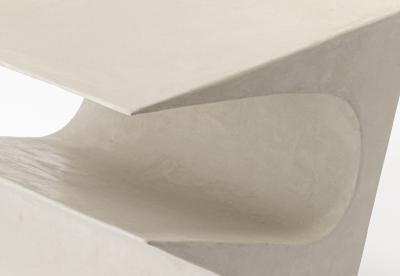 Neal Aronowitz Star Axis Side Table in Polished Concrete by Neal Aronowitz