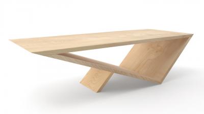 Neal Aronowitz Time Space Portal Table Wood Coffee Table a Collection by Neal Aronowitz