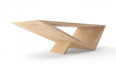 Neal Aronowitz Time Space Portal Table Wood Coffee Table a Collection by Neal Aronowitz