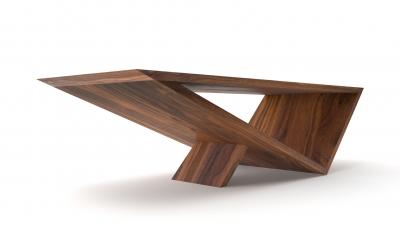 Neal Aronowitz Time Space Portal Table Wood Coffee Table a Collection by Neal Aronowitz
