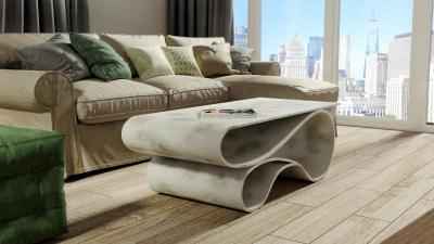 Neal Aronowitz Whorl Coffee Table in Concrete Canvas by Neal Aronowitz