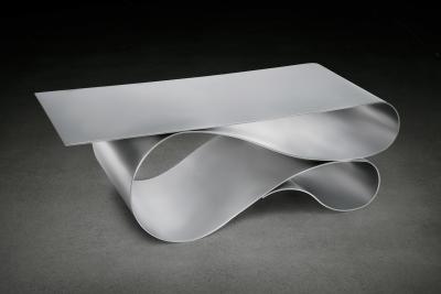 Neal Aronowitz Whorl Coffee Table in Powder Coated Aluminum by Neal Aronowitz