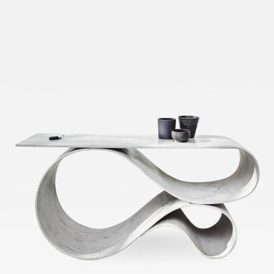 Neal Aronowitz Whorl Console in Concrete Canvas by Neal Aronowitz