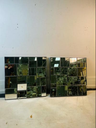 Neal Small MODERN PAIR OF NEAL SMALL STYLE MIRRORS