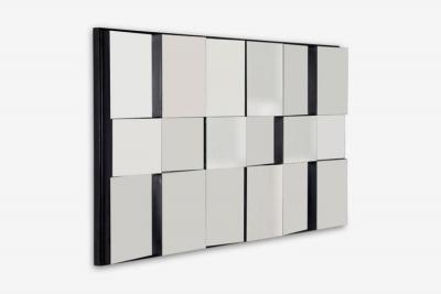 Neal Small Neil Small Faceted Slopes Mirror Wall Sculpture