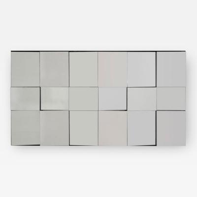 Neal Small Neil Small Faceted Slopes Mirror Wall Sculpture