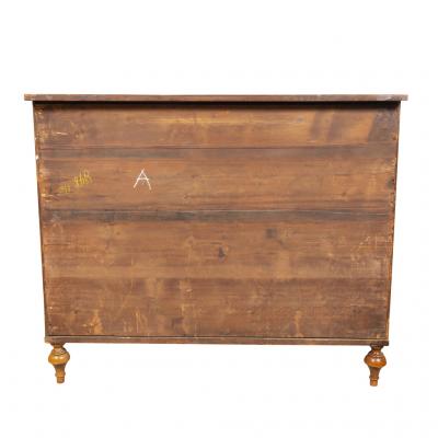 Near Pair of Irish Late George III Satinwood and Amaranth Side Cabinets