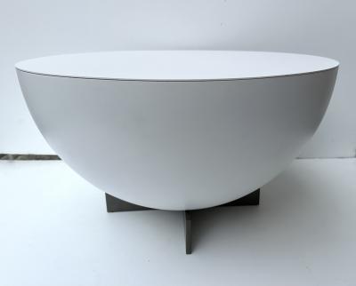 Neil David Pair of Side Tables Lacquered Metal by Neil David Netherland 2000s